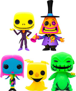Prolectables - The Nightmare Before Christmas - Black Light Pop! 5-Pack