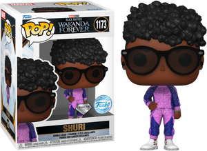 Prolectables - Black Panther 2: Wakanda Forever - Shuri with Sunglasses Glitter Pop! Vinyl