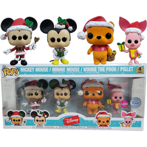 Prolectables - Disney - Mickey & Friends Holiday Pop! 4-Pack