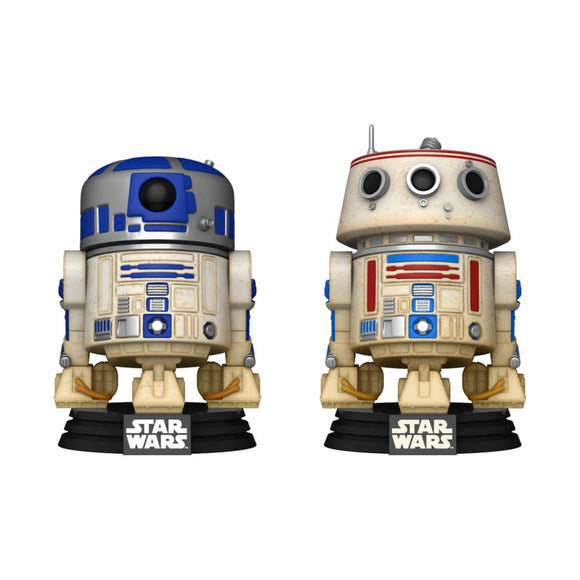 Prolectables - Star Wars - R2-D2 & R5-D4 STAR WARS CELEBRATION 2023 Exclusive Pop! Vinyl 2-Pack