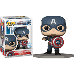 Prolectables - Captain America 3: Civil War - Captain America US Exclusive Build-A-Scene Pop! Vinyl
