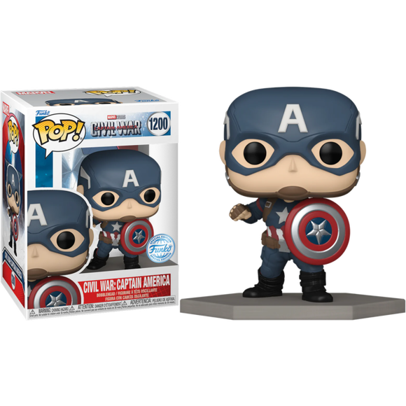 Prolectables - Captain America 3: Civil War - Captain America US Exclusive Build-A-Scene Pop! Vinyl