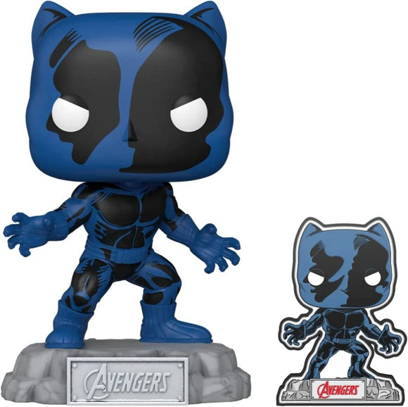 Prolectables - Marvel Comics - Black Panther Avengers 60th Pop! Vinyl with Pin