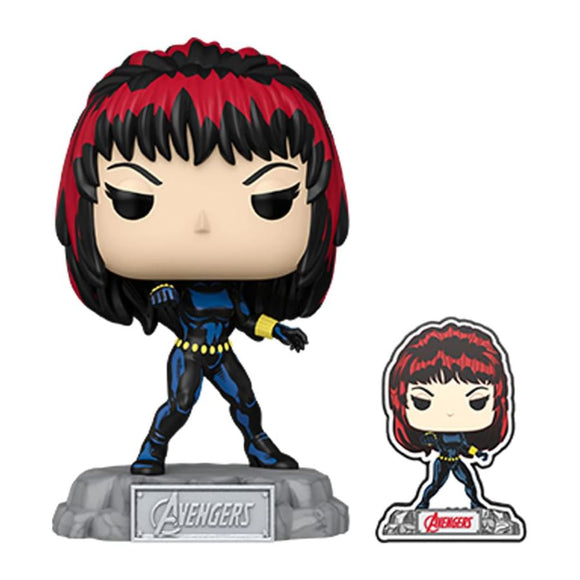 Prolectables - Avengers 60th Anninversary - Black Widow (with Pin) Pop! Vinyl
