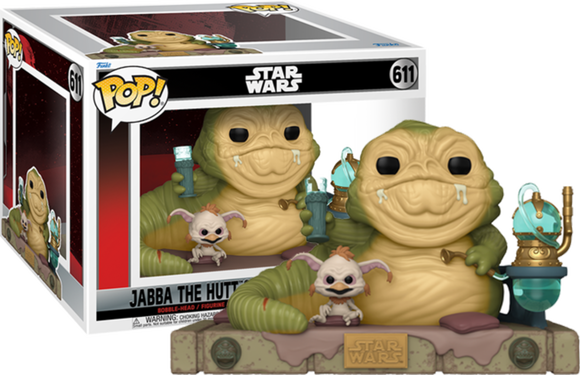 Prolectables - Star Wars: Return of the Jedi 40th Anniversary - Jabba with Salacious Pop! Movie Moment