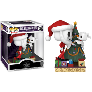 Prolectables - The Nightmare Before Christmas 30th Anniversary - Jack & Zero with Christmas Tree Pop! Deluxe