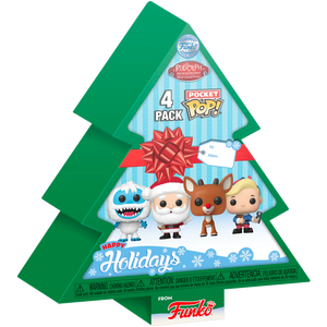 Prolectables - Rudolph - Tree Holiday Pocket Pop! 4-Pack Box Set