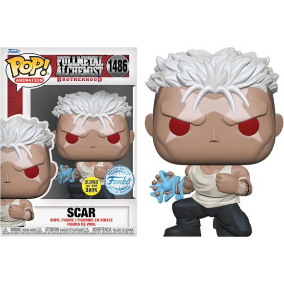 Prolectables - Fullmetal Alchemist: Brotherhood - Scar Glow Pop! Vinyl