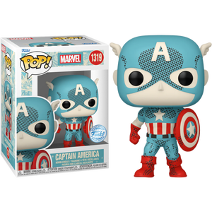 Prolectables - Marvel Comics: D100 - Captain America Retro Reimagined Pop! Vinyl