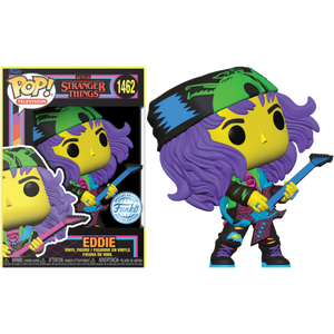 Prolectables - Stranger Things - Hunter Eddie with Guitar US Exclusive Blacklight Pop! Vinyl
