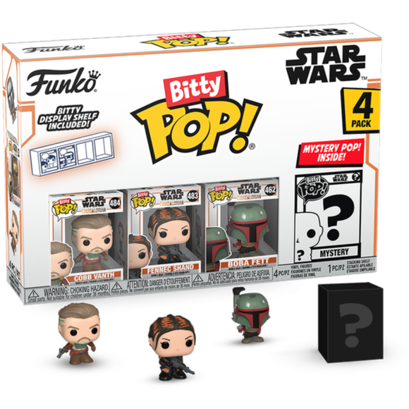 Prolectables - Star Wars: The Mandalorian - Cobb Vanth Bitty Pop! 4-Pack