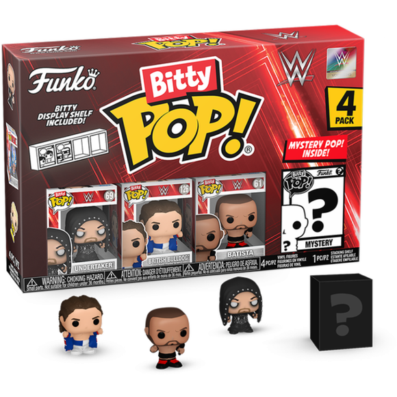 Prolectables - WWE - The Undertaker Bitty Pop! 4-Pack