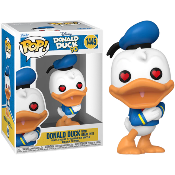 Prolectables - Donald Duck: 90th Anniversary - Donald Duck (Heart Eyes) Pop! Vinyl