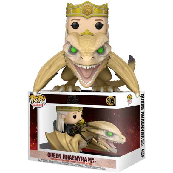Prolectables - House of the Dragon - Rhaenyra with Syrax Pop! Ride