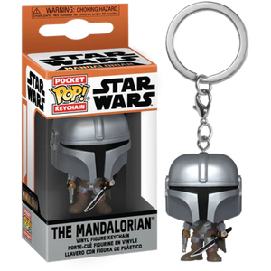 Prolectables - Star Wars: Mandalorian - Mandalorian with Darksaber Pop! Vinyl Keychain