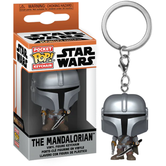 Prolectables - Star Wars: Mandalorian - Mandalorian with Darksaber Pop! Vinyl Keychain