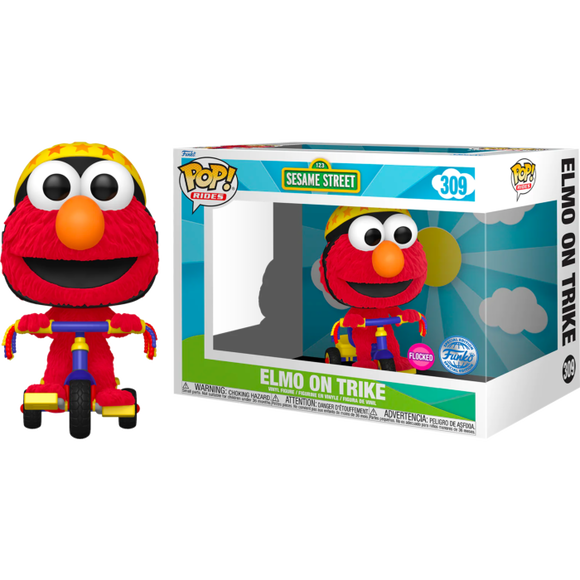 Prolectables - Sesame Street - Elmo on Trike Flocked Pop! Ride