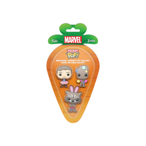 Prolectables - Guardians of the Galaxy - Star-Lord, Groot, & Rocket Carrot Pocket Pop! 3-Pack