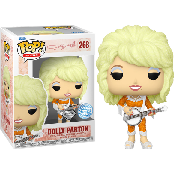 Prolectables - Dolly Parton - Dolly Parton with Guitar US Exclusive Diamond Glitter Pop! Vinyl