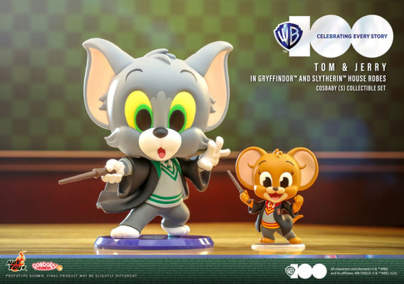 Prolectables - Tom & Jerry - Tom & Jerry in Gryffidor & Slytherin House Robes Cosbaby Set