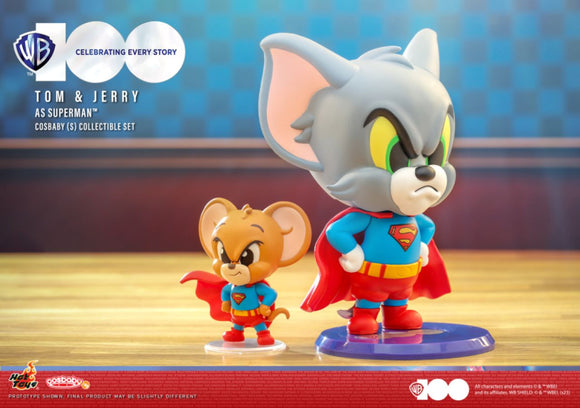 Prolectables - Tom & Jerry - Tom & Jerry as Superman Cosbaby Set