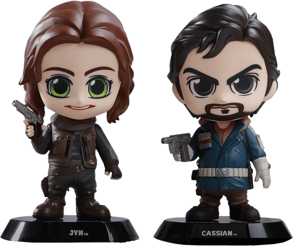 Prolectables - Star Wars: Rogue One - Jyn & Cassian Cosbaby Set