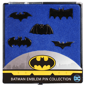Prolectables - Batman - Batman Emblem Black Chrome Pin Collection