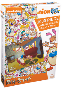 Prolectables - Ren and Stimpy - You Eediot 1000 piece Jigsaw Puzzle