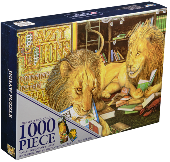 Prolectables - Animalia - Lazy Lions 1000 piece Collector Jigsaw Puzzle