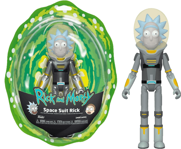 Rick and Morty - Space Suit Rick Metallic 5” Action Figure